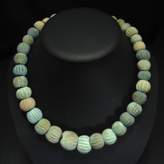 Necklace with 33 Roman Melon Beads