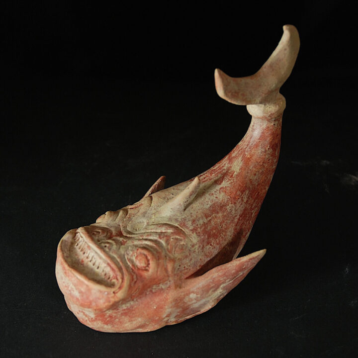 Greek terraxcotta of an anglerfish