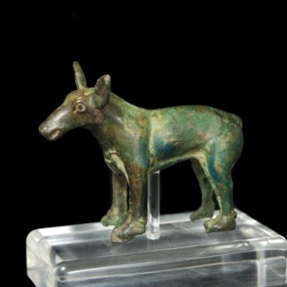 Skythische Bronze-Statuette eines Hirschkalbs